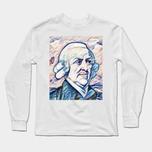 Adam Smith Portrait | Adam Smith Artwork 12 Long Sleeve T-Shirt